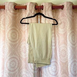 Sand Tone Kahki Linen Pant - OLD NAVY